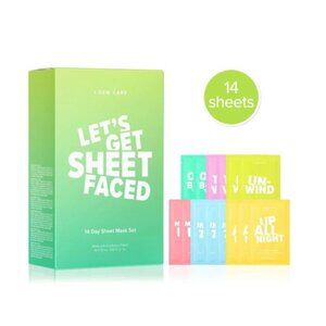 I Dew Care- Let's Get Sheet Faced Mask set